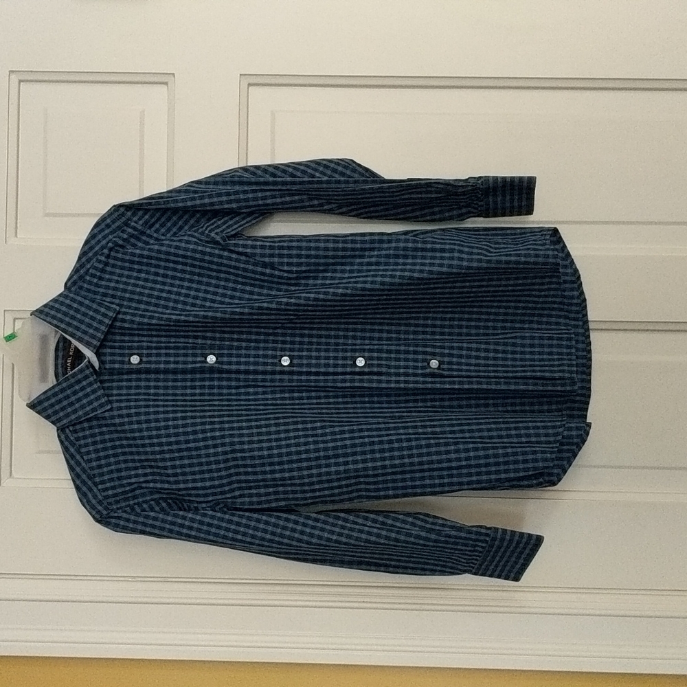 Michael Kors Plaid Button Down